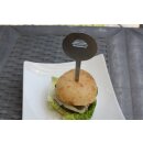 4 Edelstahl Burger Spie&szlig;e Fingerfood Gem&uuml;se...